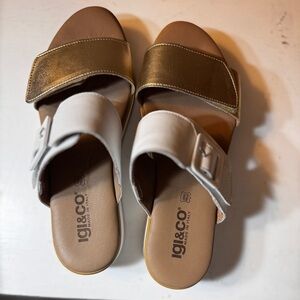 Igi&Co Made in Italy Leather Comfort Sandals US 10.5 (EU 41)